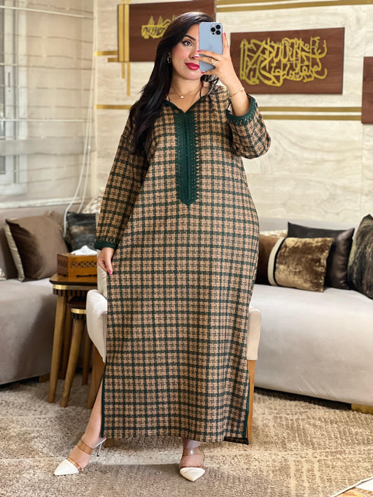 Djellaba à Carreaux