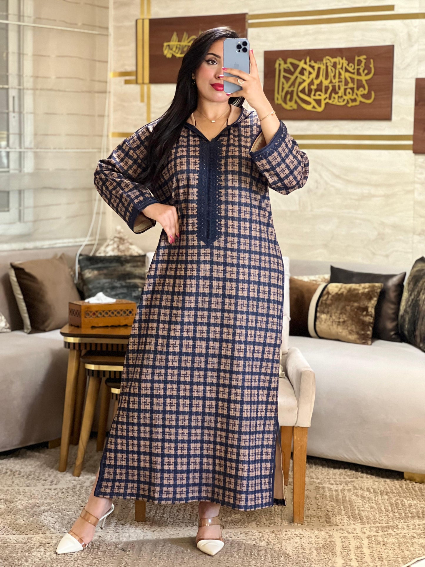 Djellaba à Carreaux