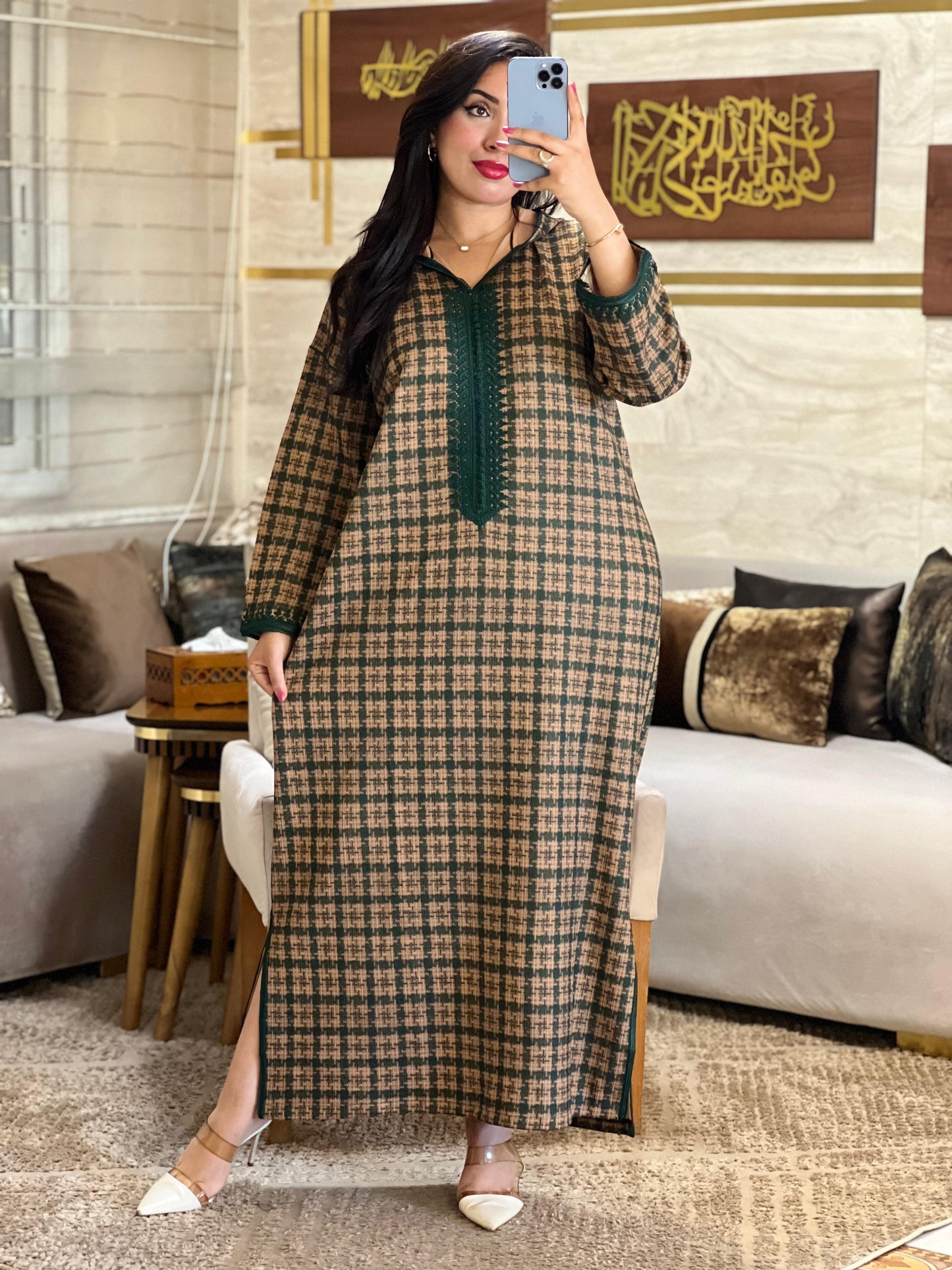 Djellaba à Carreaux